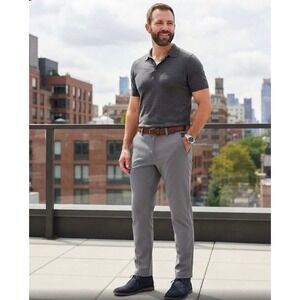 Unionbay UB Tech Mens Classic Fit Performance Travel Pants 36x30 Actual 36x27